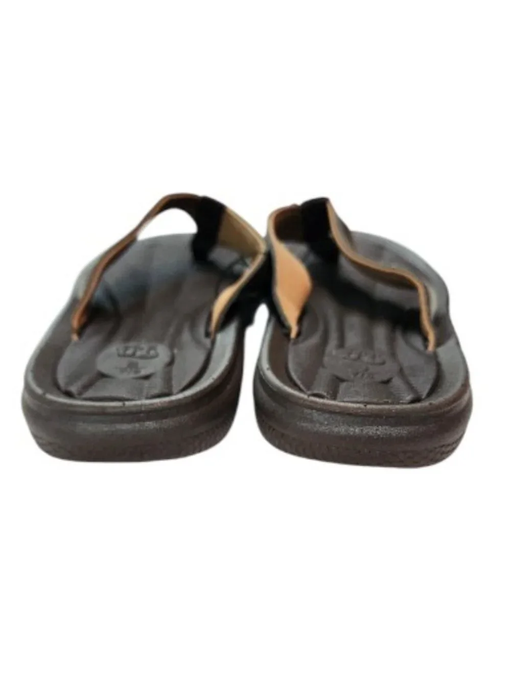 OT Revolution Men's Flip Flops Sandals Shoes Brown Size 7/8